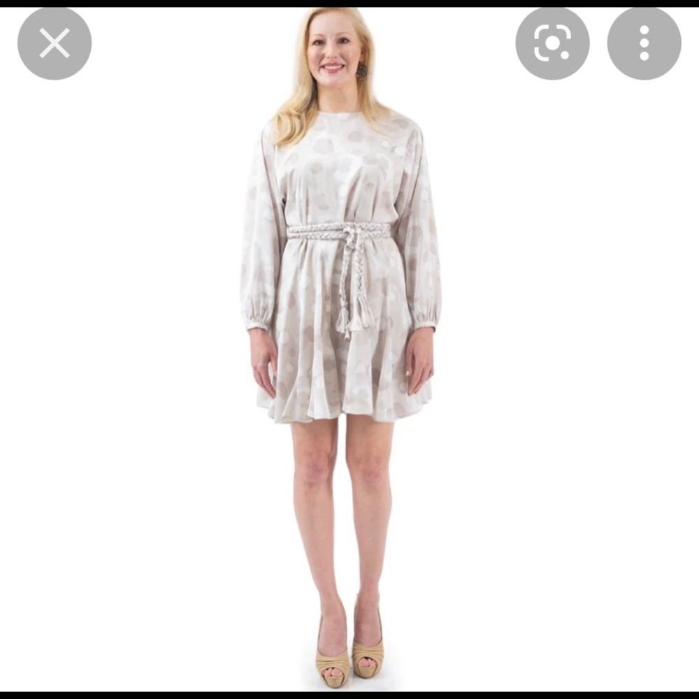 EMILY MCCARTHY PARTY SWING DRESS - Neutral Spot CHEETAH - XS